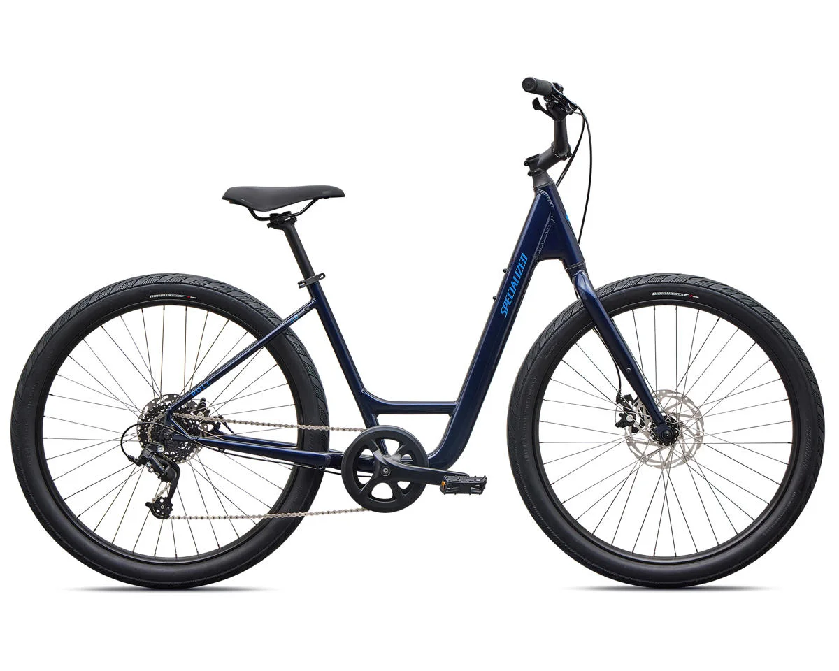 Specialized Roll 2.0 Low Entry Comfort Bike (Metallic Deep Marine/Sky Blue) (M)
